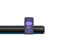Barre de son 2.0 canaux, système audio domestique, RMS 80W, barre de son audio pour téléviseur, pour les fêtes