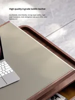 Bureau d'ordinateur moderne de luxe minimaliste italien haut de gamme pour le bureau à domicile avec tiroirs