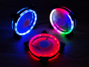 QiuzAim PC boîtier d'ordinateur ventilateur ensemble 3/4/5/6 pièces 120mm rvb ventilateur de refroidissement grand Port 4D/3Pin alimentation directe - Product Image 4