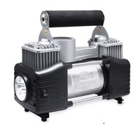 Conception Double Cylindre Compresseur D'air Électrique Pompe À Air compresor de aire de 12v Portable pour Voiture DC 12V 150PSI 150W Lada