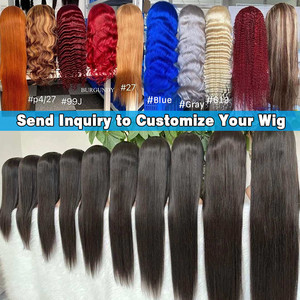 13x6 Orange Ginger Deep Wave Remy Virgin Human Hair Wigs HD Lace Front Colored Afro Curly Wig Lace Frontal Wigs Vendor For Women
