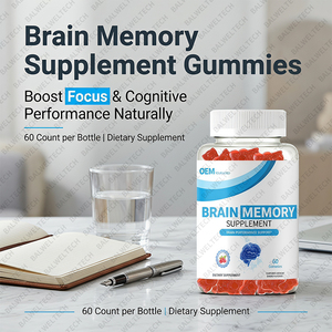 Gomitas para la Memoria Cerebral de Marca Privada OEM, Fabricante de Gomitas de Venta Caliente, Suplemento para Mejorar la Memoria, Suplemento Natural para la Memoria Cerebral - Product Image 4
