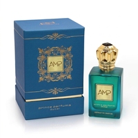 Boîte cadeau en papier pour parfum pour homme, logo or de luxe, 30 ml, 50 ml, 100 ml, emballage de flacon de parfum arabe, boîte rigide personnalisée