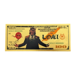 ธนบัตรอนิเมะล็อกกี้อเมริกาใหม่ปี 2026 ชุบทอง 24K สำหรับเป็นของขวัญ - Product Image 4
