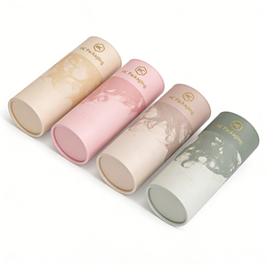 Custom Printed Paper Tube Packaging for Coffee Powder Food Grade Round Cardboard Cylinder <b>Box</b> Hot Stamping OEM Factory - Product Image 6