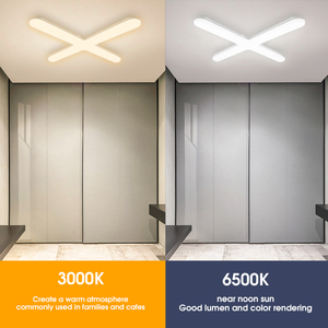 55W Croix Linéaire LED Lumière AC220-240V Design Moderne PC Corps avec ODM Couleur Boîte 160pcs dans Une Boîte Stock pour Bureau Maison - Product Image 6