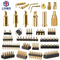 Shangte Brass Gold-plating Stock 2mm ~50mm Height Spring Loaded Pogo Pin Connector