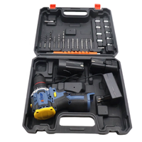 Ensemble d'outils perceuse électrique sans balais 16.8V avec batterie au lithium mini perceuse sans fil perceuse électrique portable et rechargeable