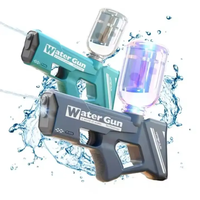Pistolet à eau électrique pour enfants, jeu de tir d'été, pistolet à eau automatique avec lumières de couleur pour enfants adultes, vente en gros