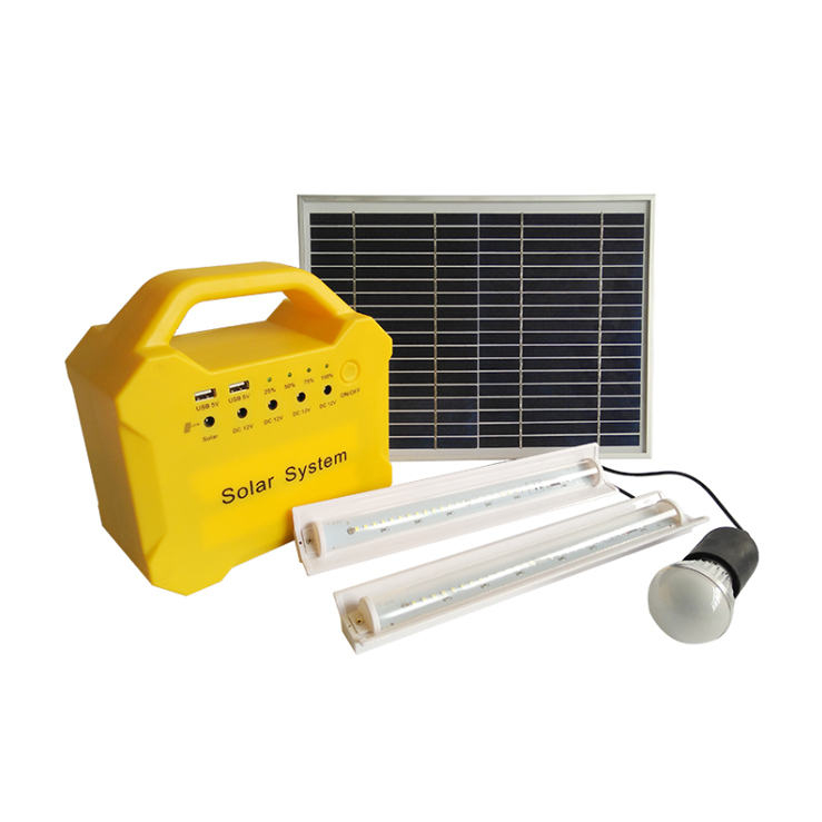 Mini Solar Panel Light Station Radio Lighting Generator Home Portable Solar Power Energy System · image 5