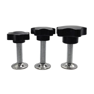 <span class=keywords><strong>Tornillo</strong></span> de sujeción de plástico con rosca macho M5 M6 <span class=keywords><strong>M8</strong></span> M10, perilla en forma de estrella negra, mango de agarre, apriete manual, <span class=keywords><strong>tornillo</strong></span> de pulgar estándar ISO - Product Image 5
