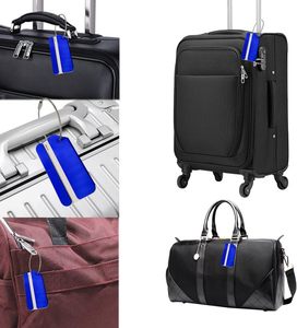 Etiquetas de Equipaje de Aluminio para Maletas con Lazo de Acero Inoxidable y Logotipo Personalizado - Product Image 5