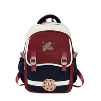 Vente en gros Sacs à dos d'étudiant à la mode de grande capacité avec doublure en nylon Motif de lettre pour l'école en classe Utilisation de loisirs