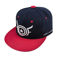 Gorras de Béisbol Snapback Personalizadas al por Mayor, de Dos Tonos, con Visera Plana, 6 Paneles, Logotipo Bordado en 3D, Estilo Urbano