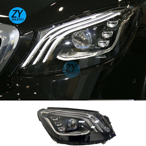 Sistema de Iluminación Automotriz para Mercedes-Benz W222, Nueva Actualización, Faros Delanteros LED Completos S400 <span class=keywords><strong>S450</strong></span> S500 S550, Faro Delantero LED Azul - Product Image 2