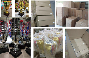 <span class=keywords><strong>Coupe</strong></span> de trophée en métal plaqué or 2026, gravée sur mesure, trophée de compétition sportive sculpté, trophée globe terrestre 3D - Product Image 4