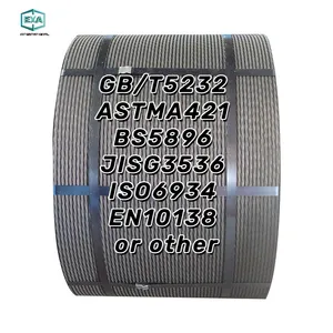 Best Quality Promotional Prestressed Concrete Without Bonding Bridge Pit Foundation Mine Anchor Cable Steel Strand PC Wire