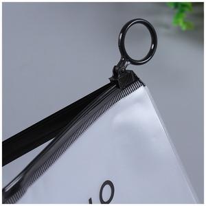 Wins Flying カスタムロゴ入り ジュエリーパッケージングプラスチックバッグ、<span class=keywords><strong>PVC</strong></span>クリアつや消しジュエリーポーチ、大きなイヤリング用小型ジッパーバッグ - Product Image 5