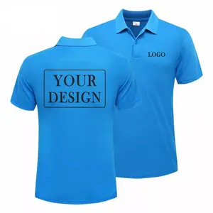 Custom High Quality Blank T shirt Promotion Design 100% Polyester Mens Polo t-shirt
