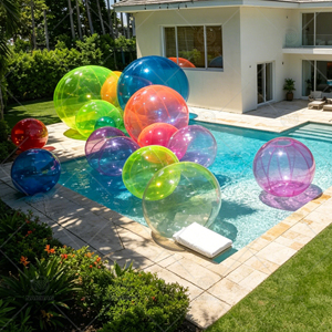 Esfera Inflable Transparente Gigante Personalizada, Bola de Burbuja Inflable Transparente, Bola Flotante para Piscina para Decoración de Bodas y Fiestas - Product Image 4