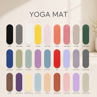 PU Naturkautschuk Yogamatte mit Eigenem Logo 5mm Ultra-Grip OEM Rutschfeste PU Faltbare Rechteckige Ovale Kapselförmige Yogamatte