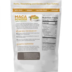 オーガニックマカ根パウダー 1ポンド ゼラチン化 抗酸化物質豊富 ヴィーガン対応 大人男性向けサプリメント エネルギーブースター - Product Image 4