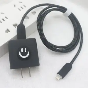 Charging Data Cable Protection Cover for Apple Mobile Phone Cable /13/14/pro Fast Charging Charger Head Protective Case