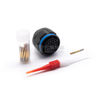 Conector hembra MS27467 de la serie D38999/26WD19SN del conector de la serie