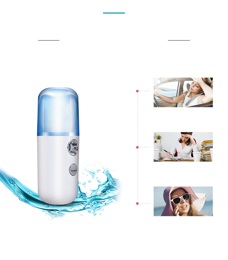 Amazom Water Sprayer Portable oisture Spray Device Facial Steamer Sprayer Milk Alcohol