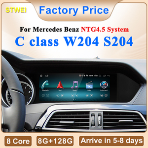 STWEI Factory Price 8.8inch Android AUTO Car Multimedia Player For Mercedes Benz C Class 11-15 W204 S204 Intelligent <b>System</b> - Product Image 2