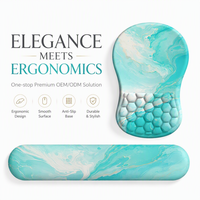 Repose-poignets en mousse à mémoire de forme, tapis de souris, tapis de clavier pour ordinateur de bureau, ordinateur portable