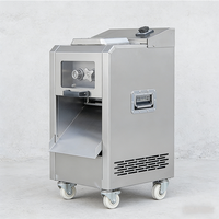 Machine professionnelle électrique de découpe et de déchiquetage de viande fraîche en acier inoxydable de haute puissance