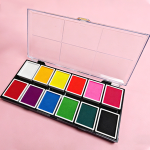 ชุดสีเพ้นท์หน้า 12 สี แบบแพ็คใหญ่ |   ปลอดสารพิษและล้างทำความสะอาดได้ |   อุปกรณ์เพ้นท์ร่างกาย |   ขายส่งสำหรับผู้จัดจำหน่ายและผู้ค้าปลีก - Product Image 2