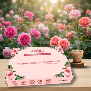 Premium indien Sambrani Dhoop tasses encens résine bois tasse pour Havan Pooja maison nettoyage 12 pièces boîte étiquette personnalisée prix usine - Product Image 1