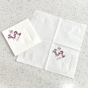 Tùy Chỉnh Nhà Hàng Khăn Giấy Khách Sạn Thanh Quán Cà Phê Trinh Gỗ Bột Giấy 2/3/4 Ply Mặt Mô Giấy Khăn Ăn Với Logo - Product Image 3