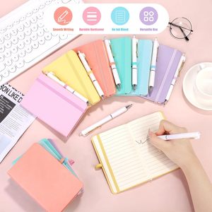 Logotipo personalizado A6 PU Mini <span class=keywords><strong>cuaderno</strong></span> <span class=keywords><strong>de</strong></span> bolsillo <span class=keywords><strong>de</strong></span> <span class=keywords><strong>tapa</strong></span> <span class=keywords><strong>dura</strong></span> con bolígrafos banda elástica diario portátil registro <span class=keywords><strong>de</strong></span> reuniones suministros <span class=keywords><strong>de</strong></span> negocios - Product Image 4