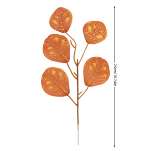 Artificial <b>Eucalyptus</b> Leaves Silk Flower 30cm-190cm High Simulation Thanksgiving Autumn Harvest Decorative <b>Branches</b> - Product Image 4