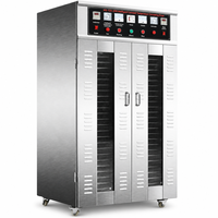 Déshydrateur alimentaire grande capacité 40 plateaux, 8 ventilateurs, flux d'air uniforme, pour viande séchée, poisson, fruits de mer, légumes, viande, 5000W