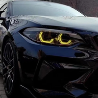 Angel Eyes Pour 2014-2021 BM-W 2 Series F22 F87 F23 220i 228i M240i Xenon M2 LCI LED Phare Jaune DRL Lumière du jour