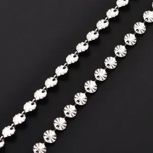 Cadena Hecha a Mano de Acero Inoxidable de 4/5 mm de Ancho, Color Plata o Oro, Collar y Pulsera de Alta Calidad, Joyería para Hombre y Mujer - Product Image 6