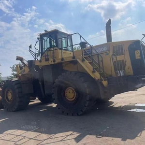 Cargadora de Ruedas Grande para Minería Komatsu WA600, Cargadora Hidráulica de Bajo Consumo con Baja Tasa de Fallos para Apilamiento de Materiales en Canteras - Product Image 1