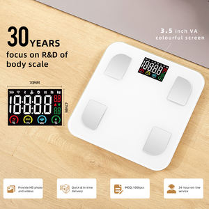 Báscula inteligente única de bioimpedancia de 180kg, báscula inteligente sin batería, báscula de grasa corporal Bia para báscula de peso corporal con recordatorio de sobrecarga - Product Image 2