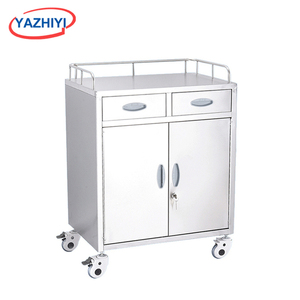 Medisch Ziekenhuis Anesthesie Kar Roestvrijstalen Behandeling <span class=keywords><strong>Trolley</strong></span> Behulpzame En Gemakkelijke Crash Cart Fabrikant - Product Image 1