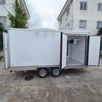 Hot-Dog-Kaffee-Wagen, Imbisswagen, Anhänger, Food Truck, Mobile Küche, Essensanhänger, Dual-Zone-Food-Trailer