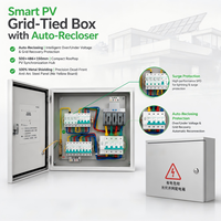 Boîtier de distribution d'énergie intelligent avec dispositif de réenclenchement automatique et protection contre la foudre SPD – Solution PDU connectée au réseau