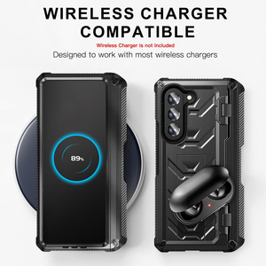 เคสโทรศัพท์ Samsung Galaxy Z Fold 5 4 3 แบบเต็มตัวสองชั้น แข็งแรงทนทาน พร้อมฟิล์มกันรอยในตัว ขาตั้ง และช่องใส่ปากกา S Pen - Product Image 5