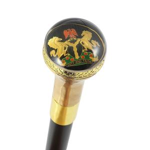 Béquilles à poignée motif cheval argenté cadeau de festival bâton d'autodéfense canne à pied avec tôle à l'intérieur - Product Image 2