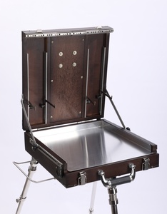 Chevalet portable Huixishi Art réglable de style français avec trépied, en bois et métal, pour la peinture sur le terrain et en <span class=keywords><strong>studio</strong></span> - Product Image 4
