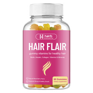 Gummies capillaires bio sans sucre, marque privée OEM/ODM, pour la santé des cheveux - Product Image 1