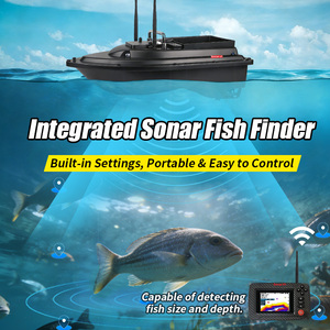 Sonar de pêche pour <span class=keywords><strong>bateau</strong></span> à appât 7,4 V, détecteur de poissons sans fil avec positionnement GPS et télécommande - Product Image 4